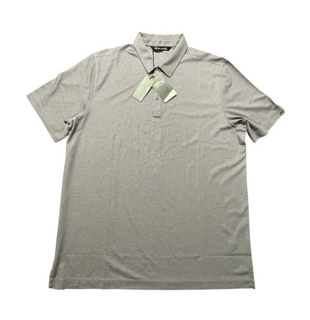NWT Travis Mathew Polo Shirt Mens XL Purple Prestige Golf Peru Pima Lavender